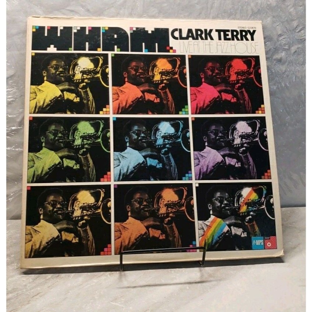 CLARK TERRY WHAM LIVE AT THE JAZZ HOUSE 12" LP VG+ VINYL RECORD (PAUSA 1982)